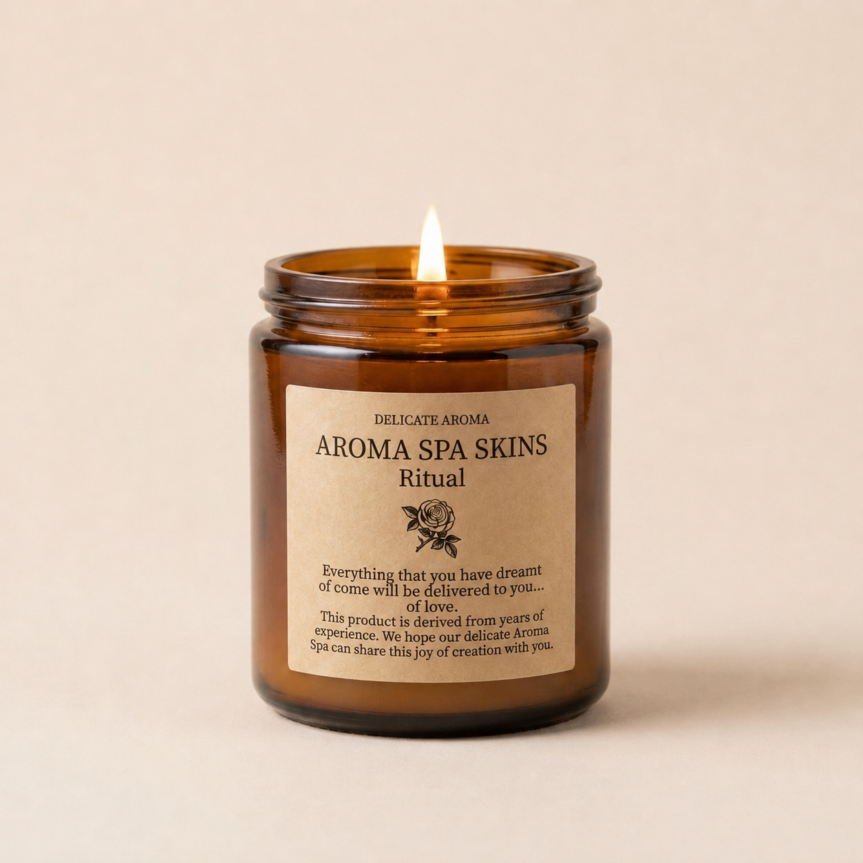 Amber Ritual Candle